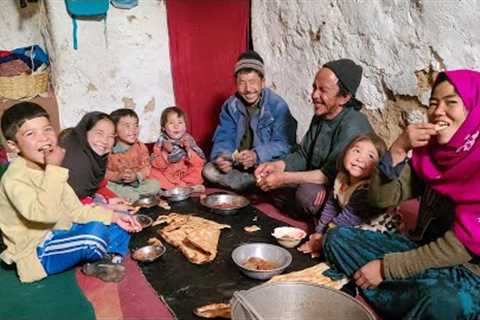 Living Underground: Cooking Afghan Rural Style Food in a Cave | Village Life Afghanistan