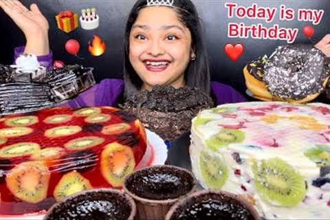 HAPPY BIRTHDAY TO ME 🎂🎁❤️ RASPBERRY JELLY PUDDING, FRUITS YOGURT PUDDING, CHOCOLATE LAVA CAKE