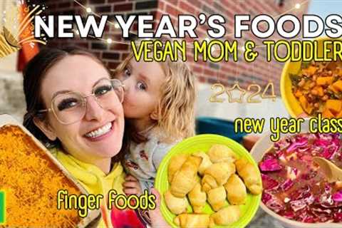 New Year''s Foods We Ate as a Vegan Family 🎉🌱