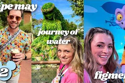 Walt Disney World Vlog | Moana Way of Water, Meeting Figment, Candlelight Processional