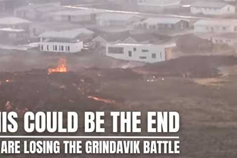 Grindavik HIt With Lava - Irreparable Damage and Sadness - Terrible Scenario