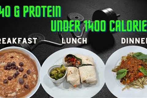 High Protein, 1364 Calories - Full Day Of Food for Slower Metabolism & Slow Losers. @earthchimp