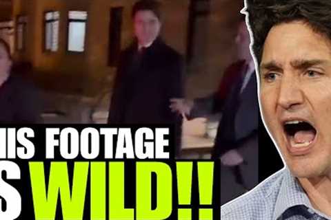 Justin Trudeau met by CRAZY PROTESTORS in Quebec City