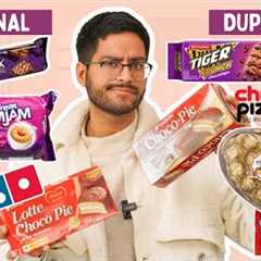 TESTING FOOD DUPES VS THE ORIGINAL 😳 PART 2 - WAS ANYTHING WORTH TRYING??
