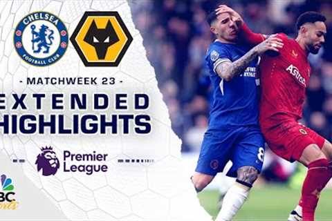 Chelsea v. Wolves | PREMIER LEAGUE HIGHLIGHTS | 2/4/2024 | NBC Sports