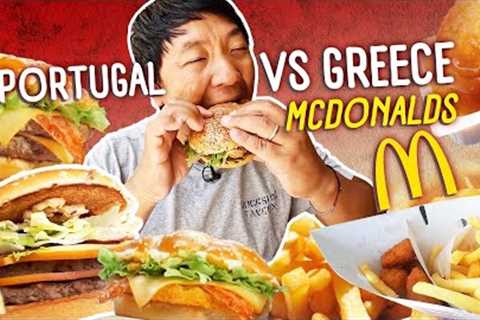 McDonald Foods I’ve NEVER Tried Before | Greek McDonald’s vs. Portugal McDonald’s
