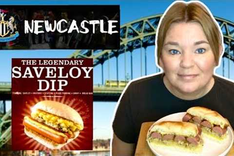 The north east legendary savaloy dip sandwich #mukbang #uk #foodie #newcastle #northeast