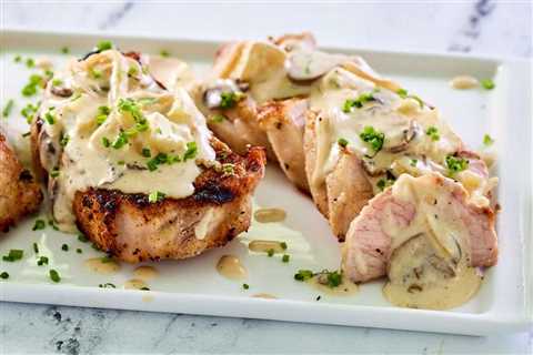 Grilled and Smothered Pork Chops