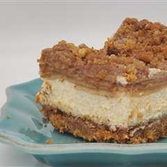 Walnut Apple Cheesecake Bars - Wicked Handy