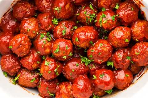 Crockpot BBQ Meatballs