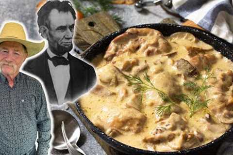 Making President Lincoln's Favorite Meal | Chicken Fricassee