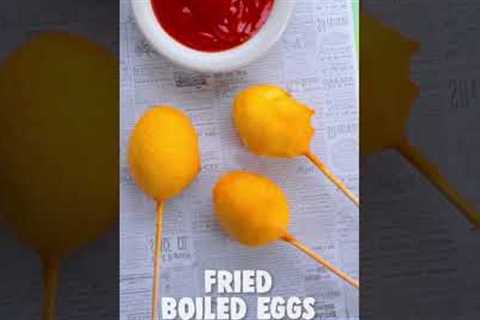 Skip the corn dogs and make these fried boiled eggs