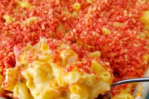 Hot Cheeto Queso Mac and Cheese