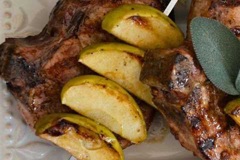 Apple Bourbon Pork Chops