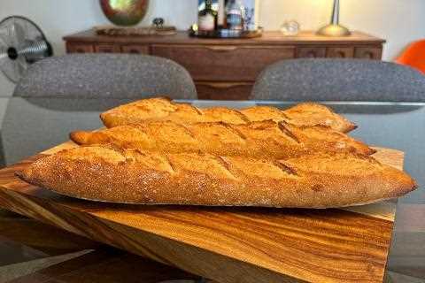 Spelt Sourdough Baguettes