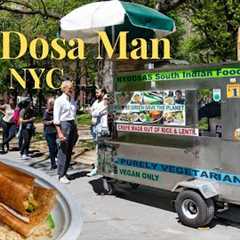 Eating Dosas from the Famous Dosa Man in NYC