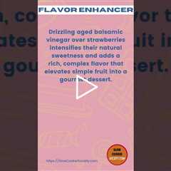 Balsamic Strawberry Elegance: Flavor Intensity 🍓🍇