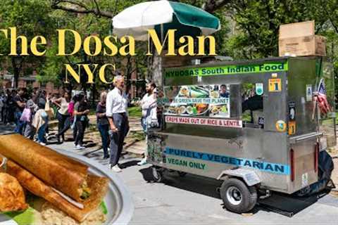 Eating Dosas from the Famous Dosa Man in NYC