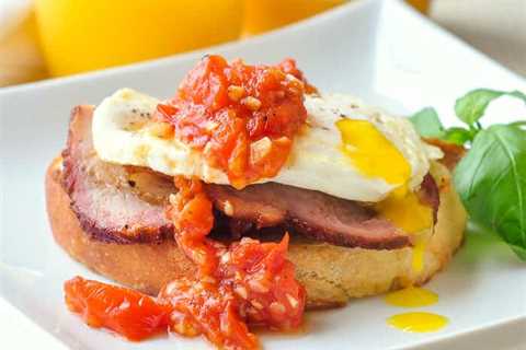 Smoked Pork Breakfast Sandwich