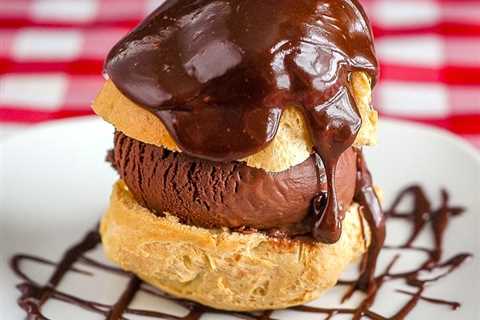 Chocolate Gelato Profiterole Sundae