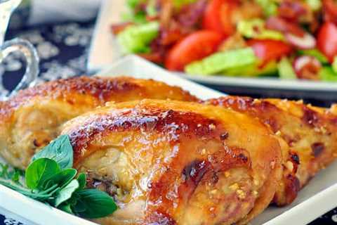 Glazed Honey Dijon Chicken Breasts