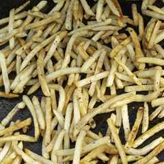 Crispy Frozen French Fries on the Blackstone Griddle