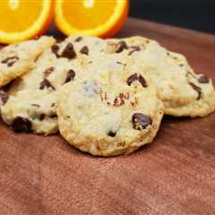 Dark Chocolate & Orange Shortbread Cookies - Wicked Handy