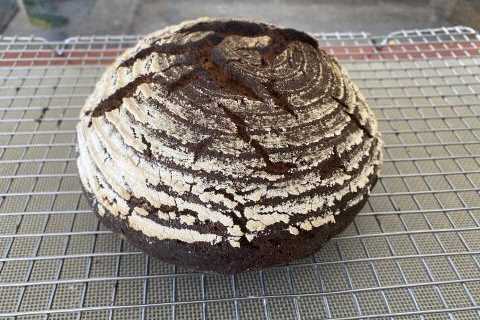 80 percent Sourdough Rye with a Rye-Flour Soaker