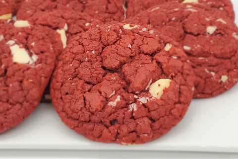 Red Velvet Cake Mix Cookies - Wicked Handy