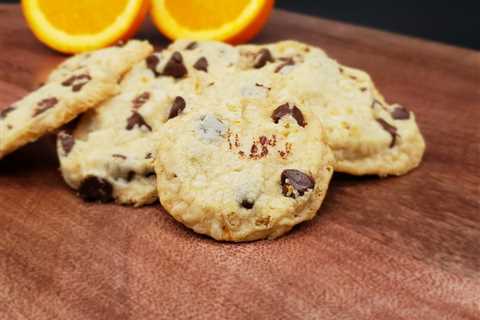 Dark Chocolate & Orange Shortbread Cookies - Wicked Handy