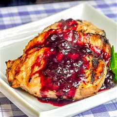 Blueberry Balsamic Pork Chops