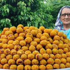 RAJASTHANI LADDU | Boondi Ladoo Recipe | Besan Ke Laddu | Indian Sweets | Veg Village Food