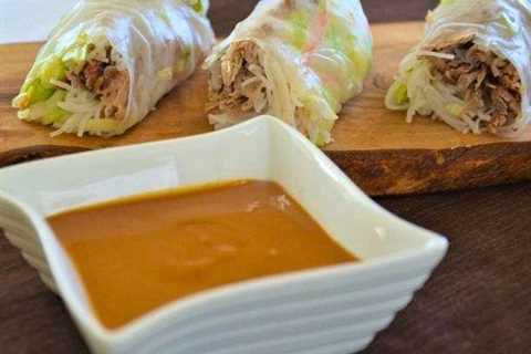 Pulled Pork Spring Rolls (Fresh)