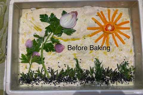 Decorated Focaccia