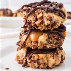 Caramel Thumbprint Cookies