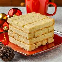 Scottish Shortbread. 4 ingredients to buttery perfection.