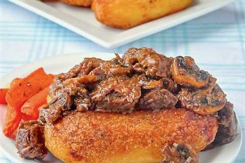 Guinness Braised Beef and Roast Potatoes