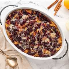 Cranberry Orange Bread Pudding