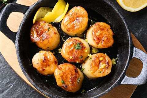 Cast-Iron Scallops (in Butter Sauce)