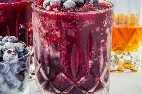 Blueberry Rum Slush