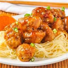 Orange Chicken. Chinese take out style, quick, easy and baked, not fried.