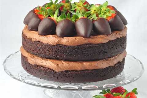 Chocolate Truffle Cream Cake – with a gluten free option.