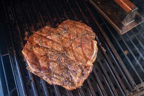 Heart-Shaped Ribeye Steak Dinner on the Grill