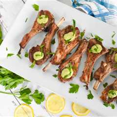 Lamb Rib Chops with Lemon Mint Gremolata