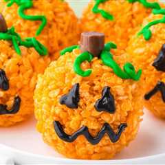 Pumpkin Rice Krispie Treats