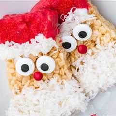 Santa Rice Krispie Treats