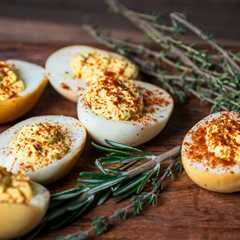 Smoked Deviled Eggs