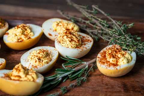 Smoked Deviled Eggs