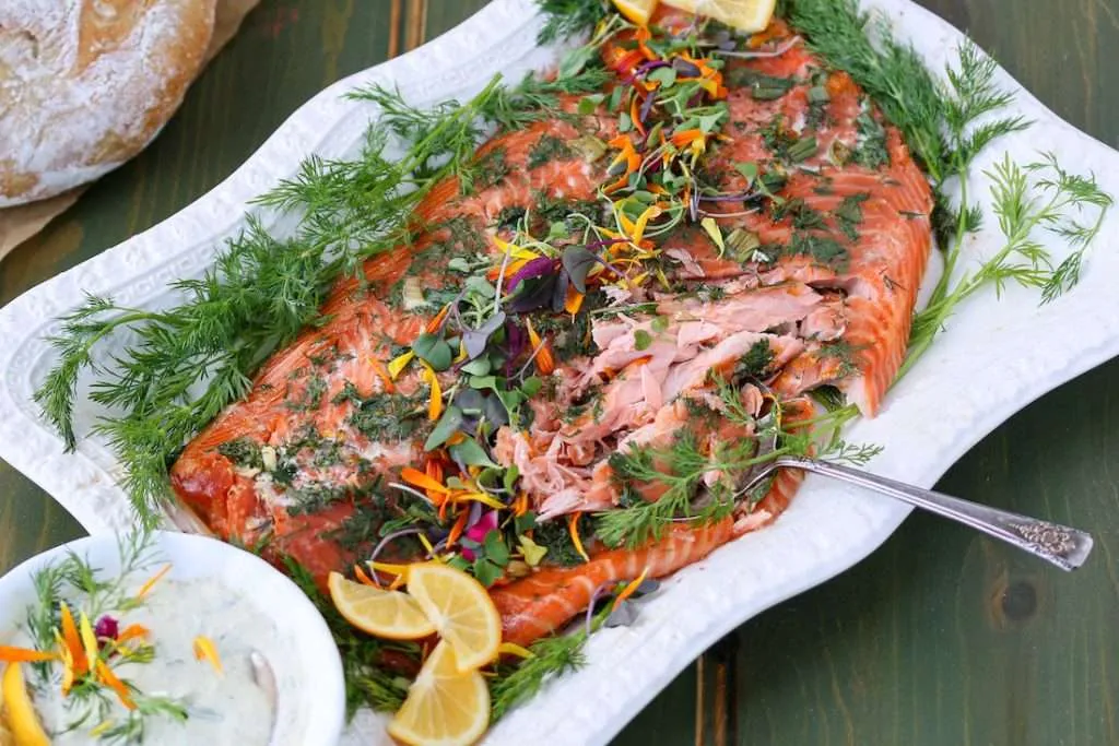 Lemon and Dill Smoked Salmon